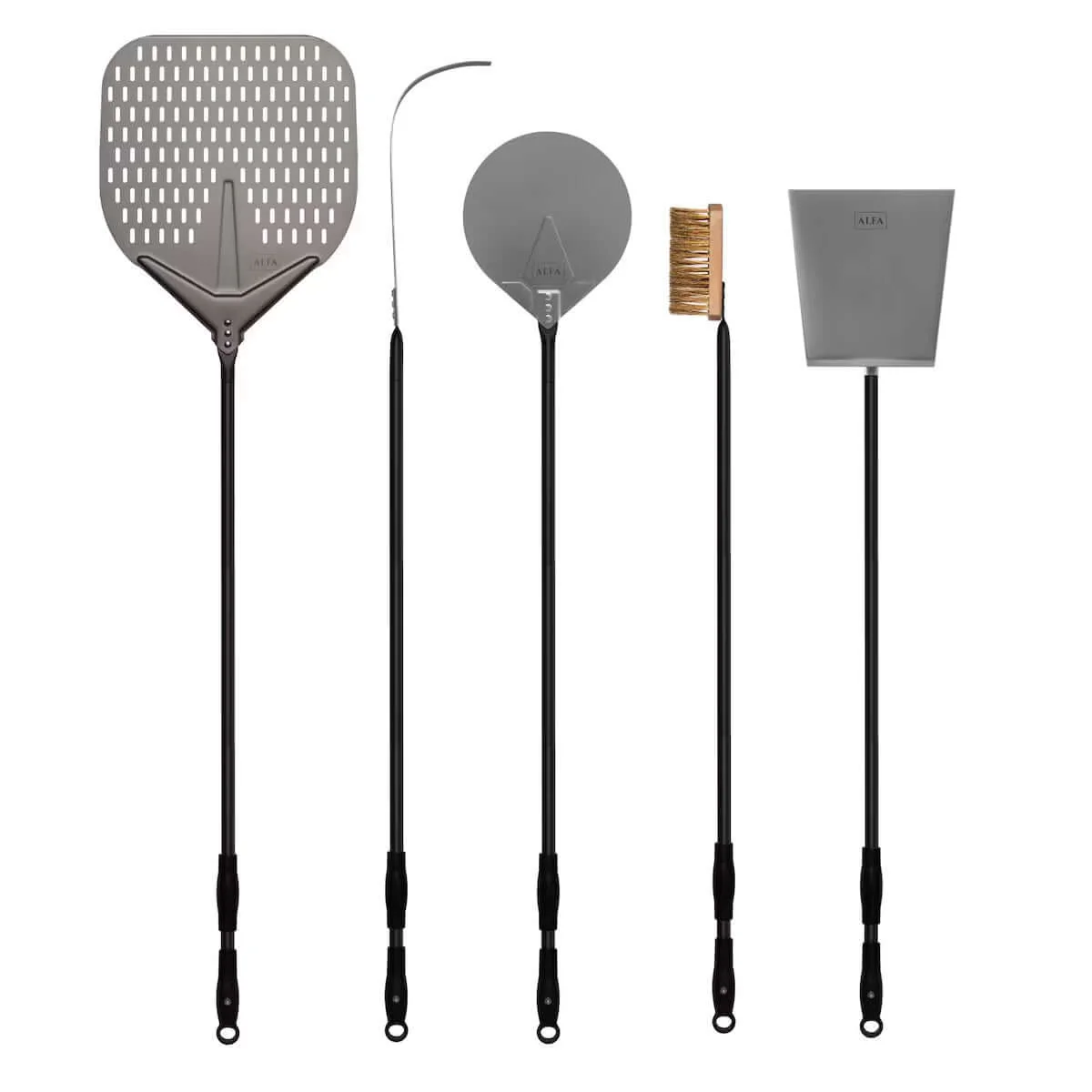 Alfa 48" 5 Piece Peel Set | Black Handles