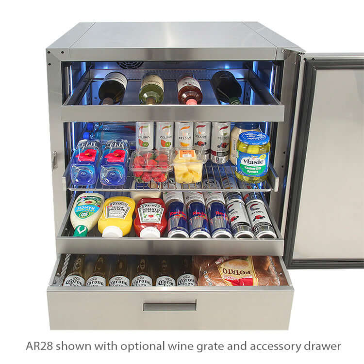 Alfresco 28" PolarCore™ Undercounter Refrigerator - Image 2