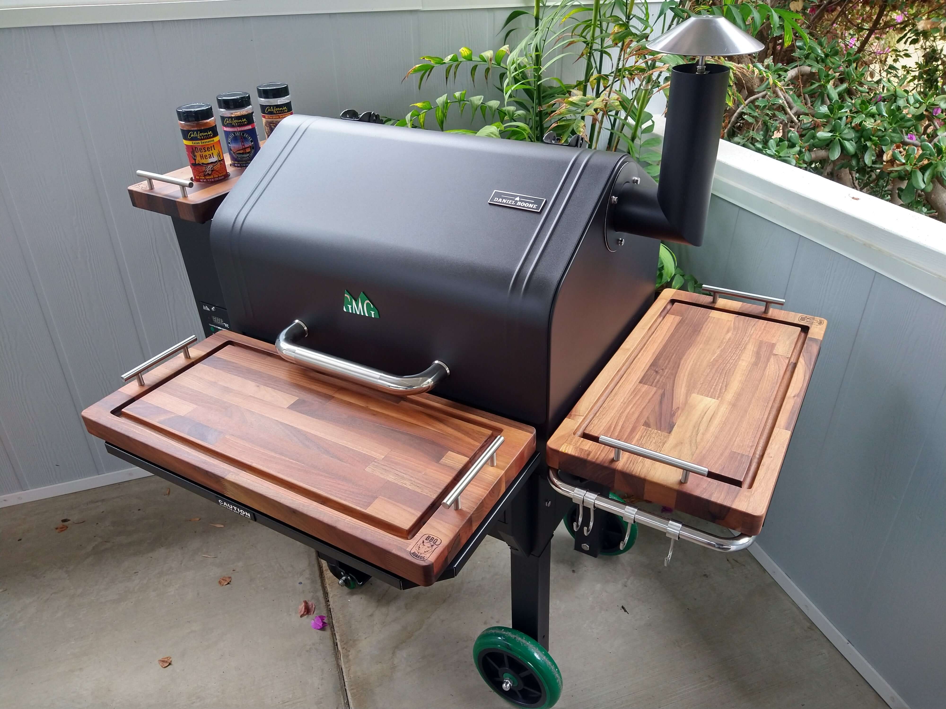 BBQ Boards®, GMG Daniel Boone/Ledge Trio Front, Side & Pellet Bin Boards (Sold As Set of Three) - Image 5