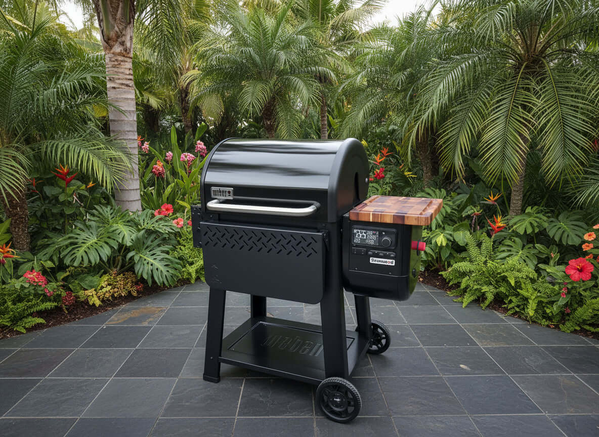 BBQ Boards®, Weber Searwood 600 Pellet Bin Board - Image 2