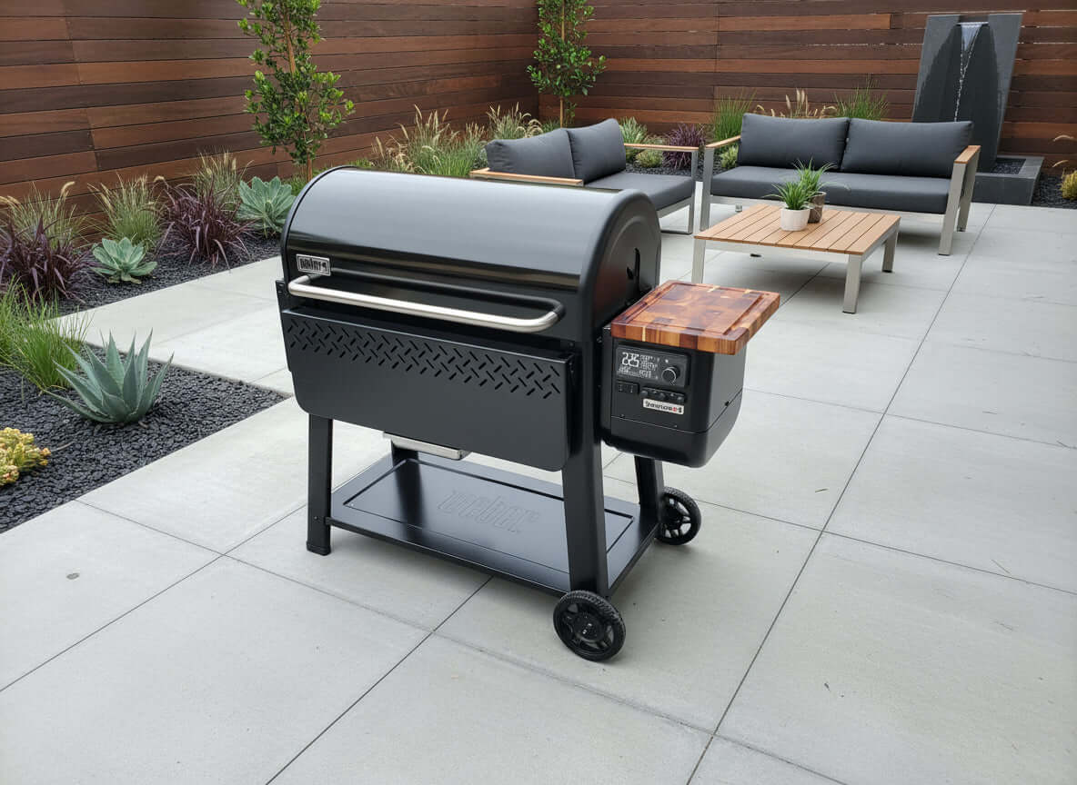 BBQ Boards®, Weber Searwood XL 600 Pellet Bin Board - Image 3