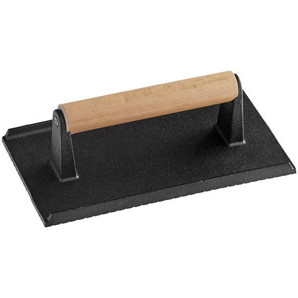 Cast Iron Steak Press & Weight | 9" x 5"