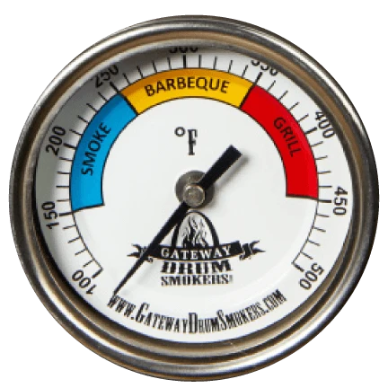 Gateway Drum Smokers® 3" Custom Dial Thermometer