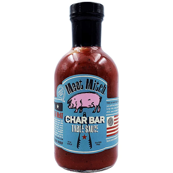 Meat Mitch Char Bar Table Sauce