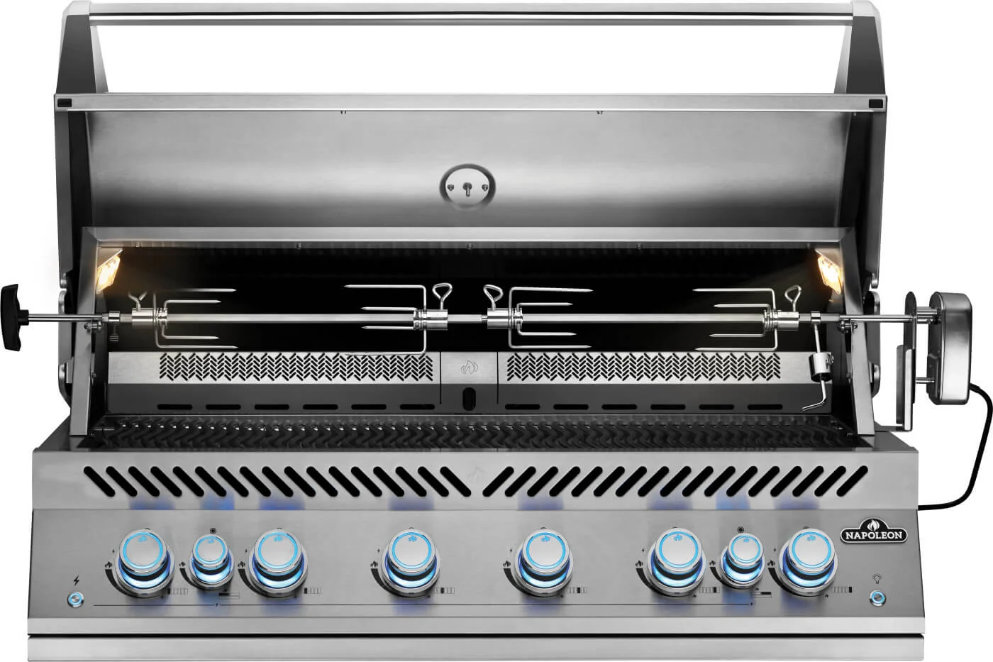 Napoleon Built-In 700 Series 44 Rb Propane Gas Grill With Dual Infrared Rear Burners, Stainless Steel - Image 6