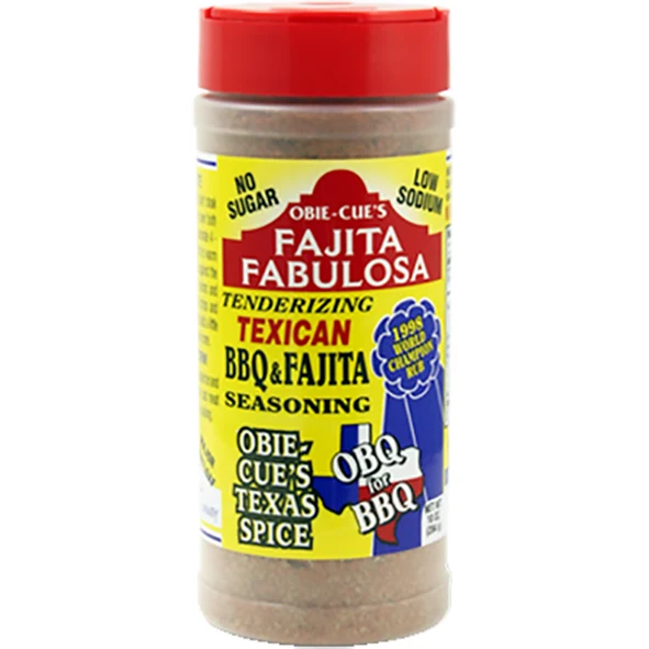 Obie-Cue's Fajita Fabulosa Texican BBQ & Fajita Seasoning