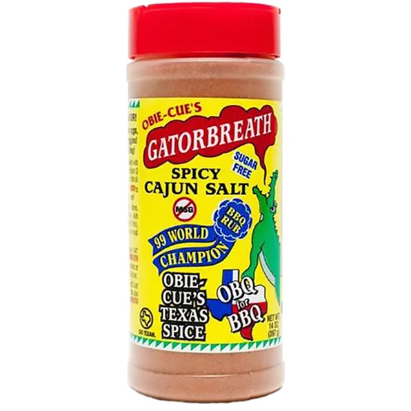 Obie-Cue's Gatorbreath Spicy Cajun Salt