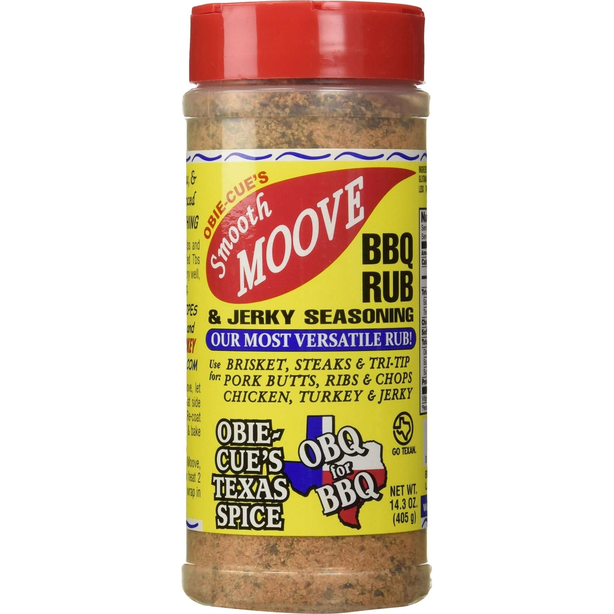 Obie-Cue's Smooth Moove BBQ Rub & Jerky Seasoning