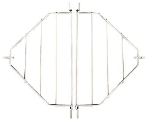 Primo Oval Junior Heat Deflector Rack/Drip Pan Rack (2 pcs.)