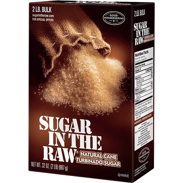 Sugar In The Raw Natural Cane Turbinado Sugar | 2 lb Box
