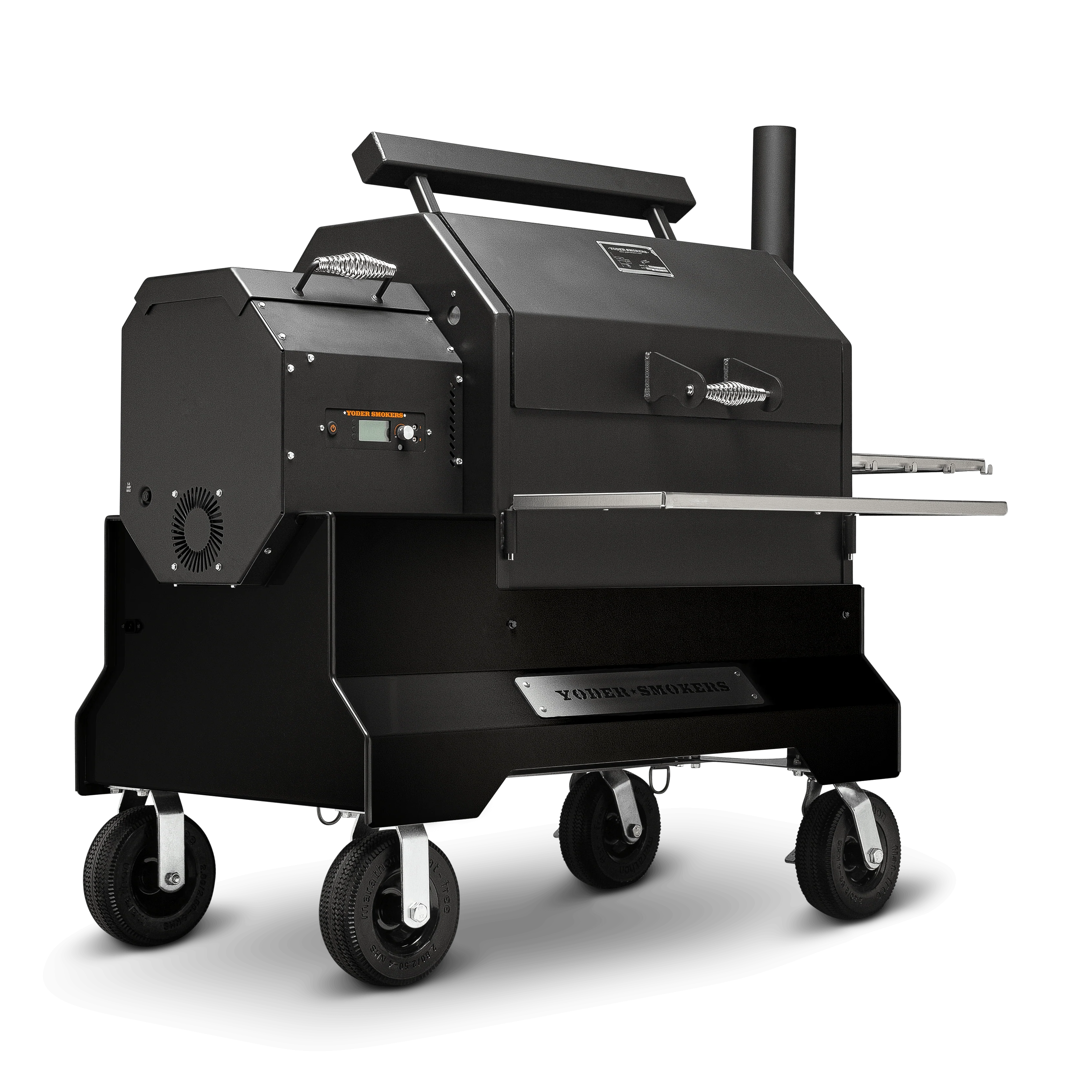 Yoder Smokers YS640S Pellet Grill on Competition Cart - Image 9