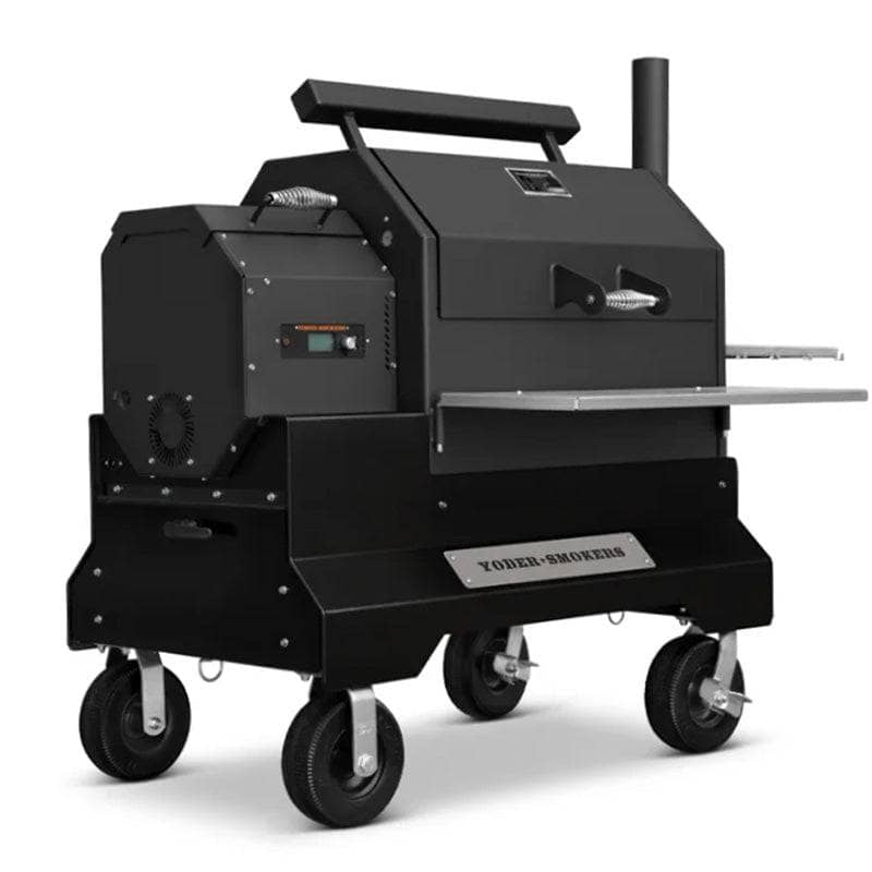 Yoder Smokers YS640S Pellet Grill on Competition Cart with Storage Drawer - Image 3